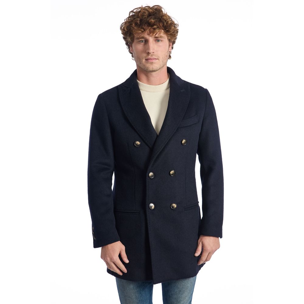 Manteau Roberto Pepe bleu