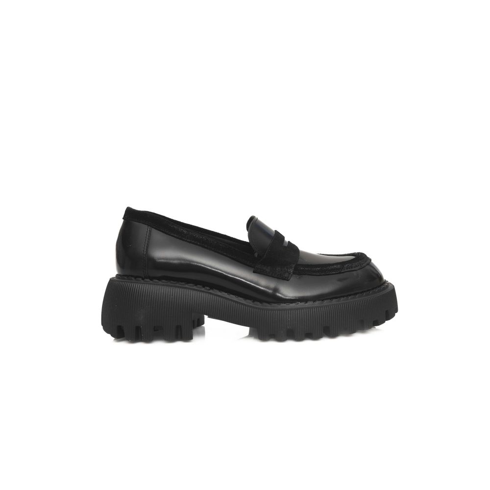 Mocassins Cerruti 1881 en cuir noirs