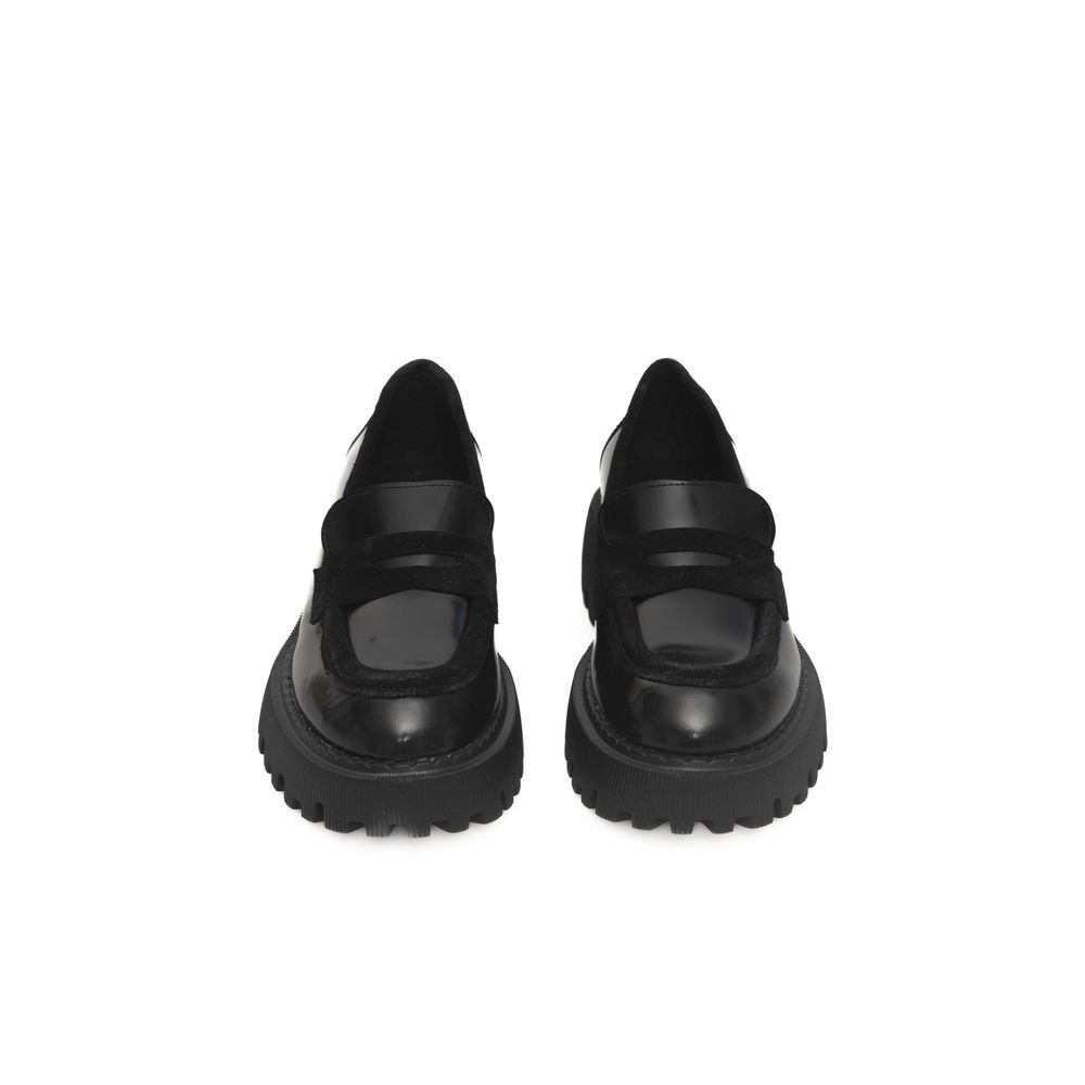 Mocassins Cerruti 1881 en cuir noirs