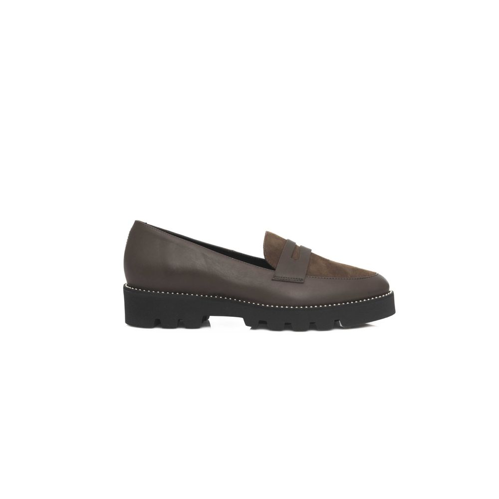 Mocassins Cerruti 1881 en cuir brun