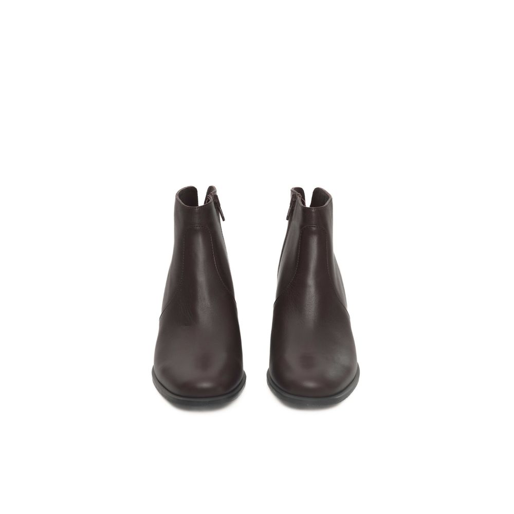 Bottines Cerruti 1881 en cuir bordeaux