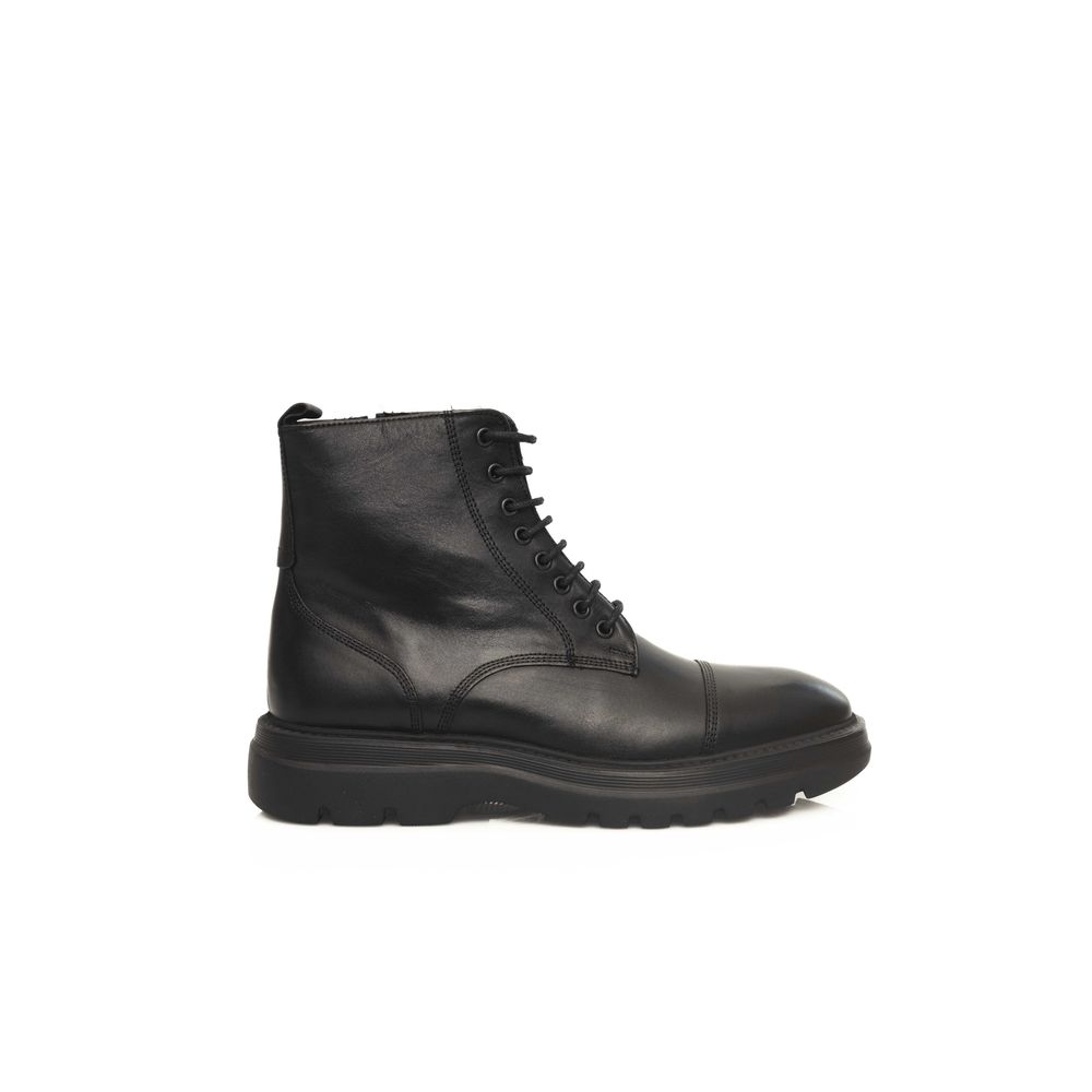 Bottines Cerruti 1881 en cuir noires