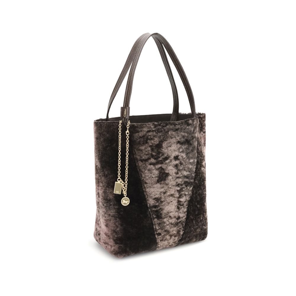 Tote bag Chloé Spin marron