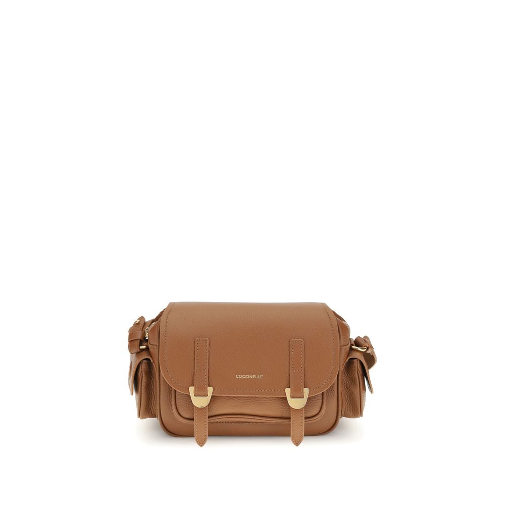 Sac La Coccinelle Campus en cuir noir