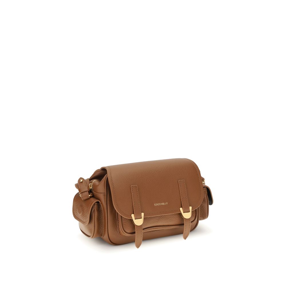Sac La Coccinelle Campus en cuir noir
