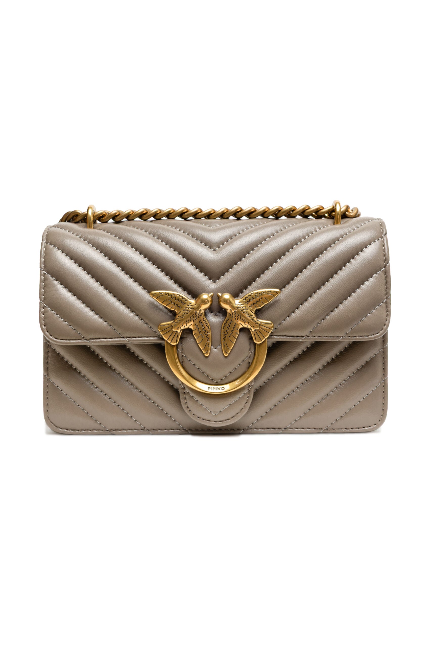 Sac PINKO Mini Love gris