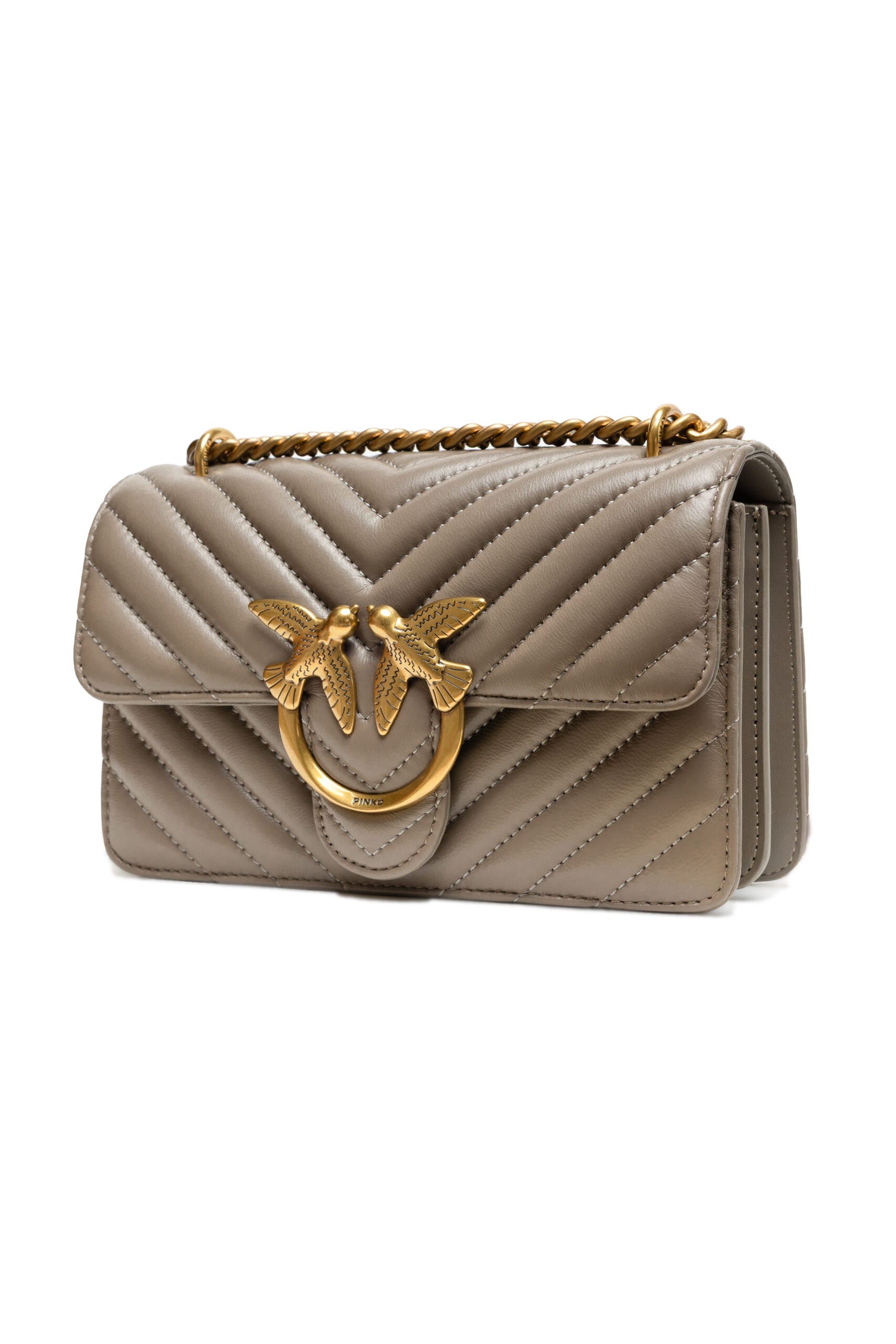Sac PINKO Mini Love gris