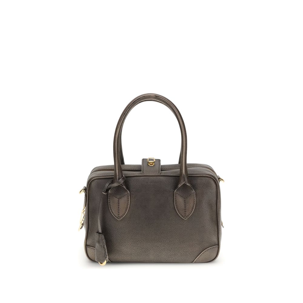 Sac Golden Goose Vita en cuir doré