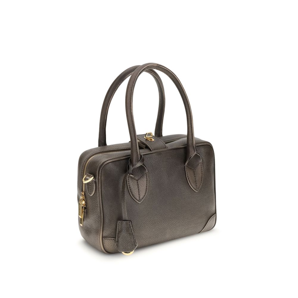 Sac Golden Goose Vita en cuir doré