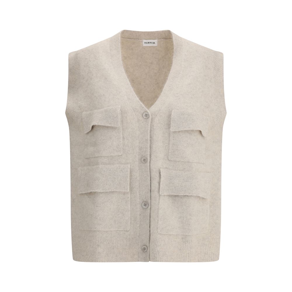 Gilet P.A.R.O.S.H. maxi poches noir
