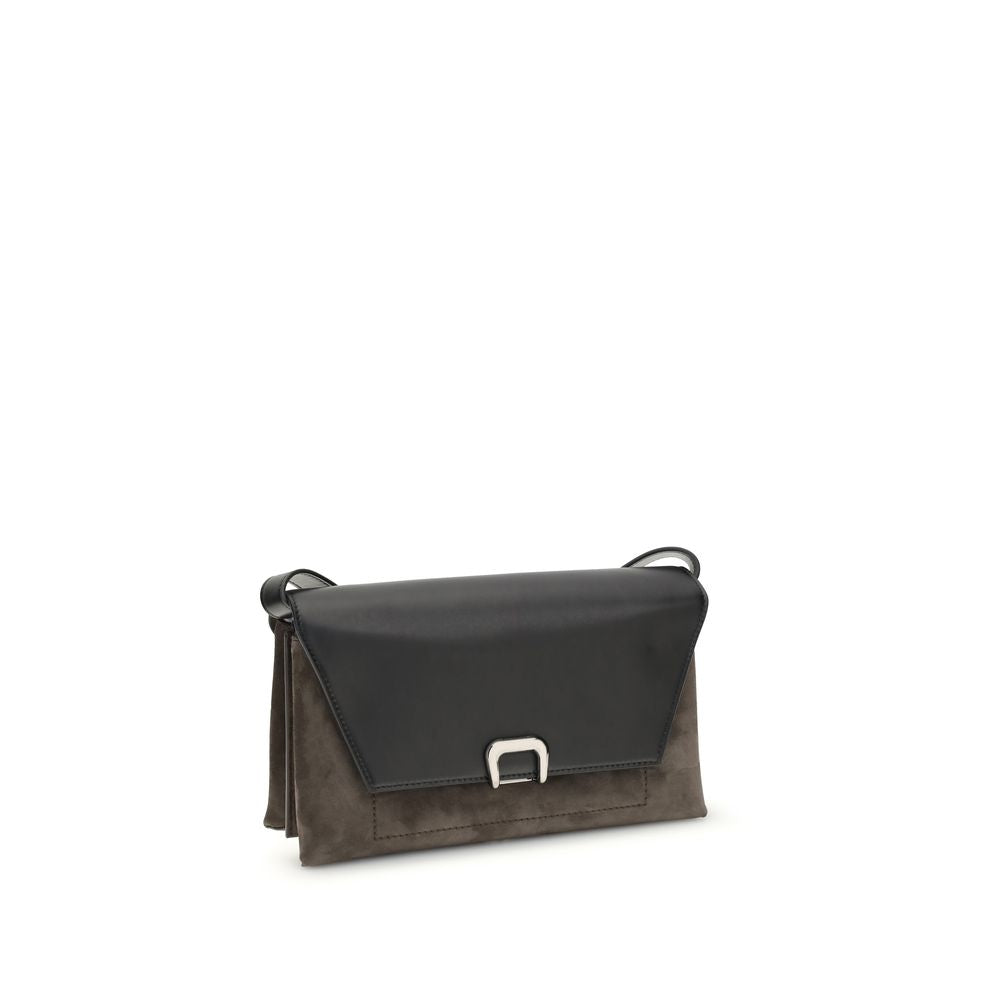 Sac à bandoulière Brunello Cucinelli cuir marron