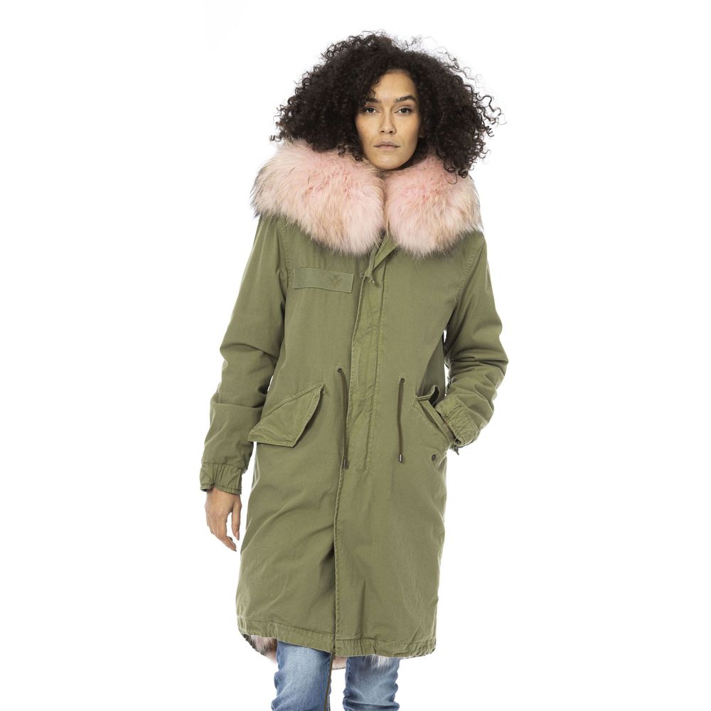 Parka Mr&Mrs Italy avec fourrure kaki