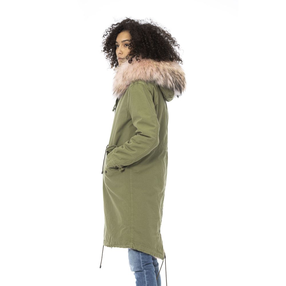 Parka Mr&Mrs Italy avec fourrure kaki