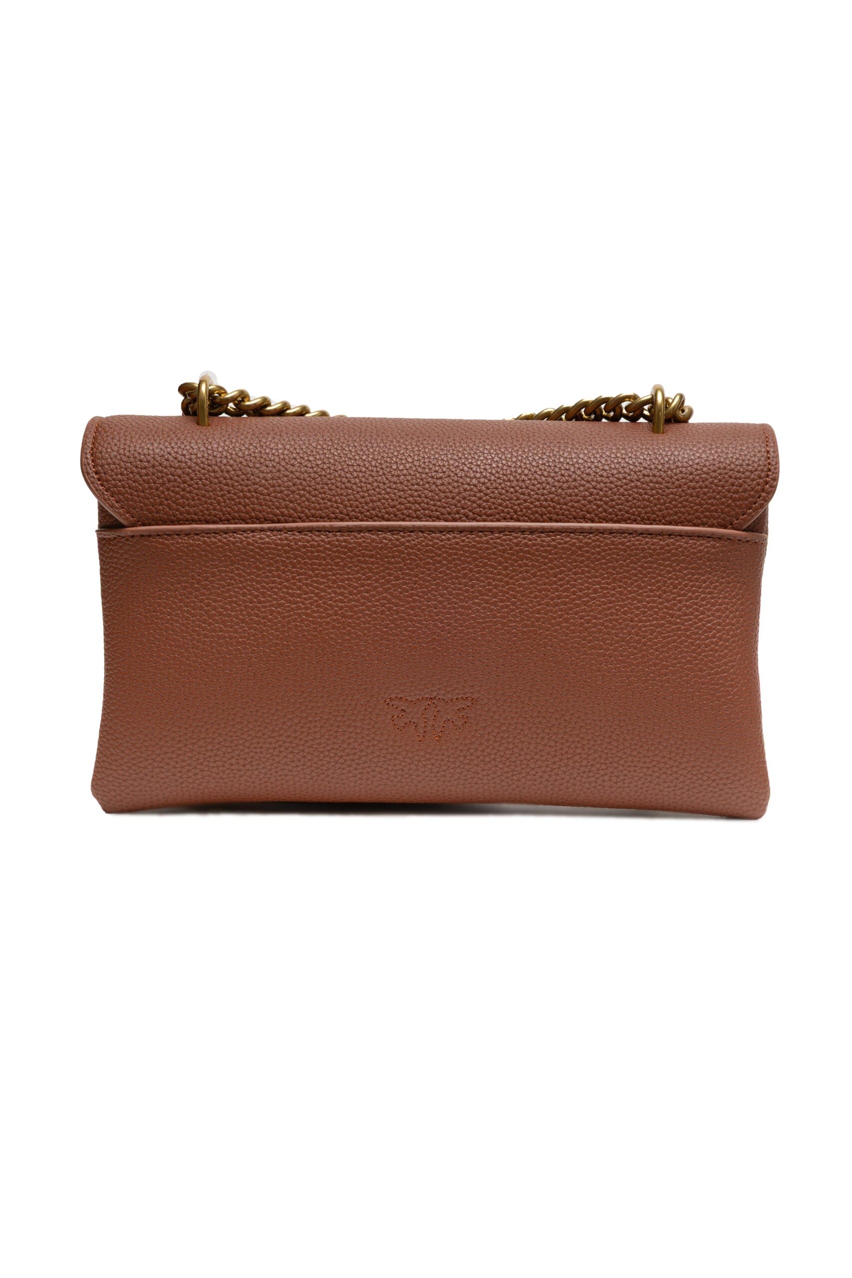 Sac PINKO Mini Love cuir marron