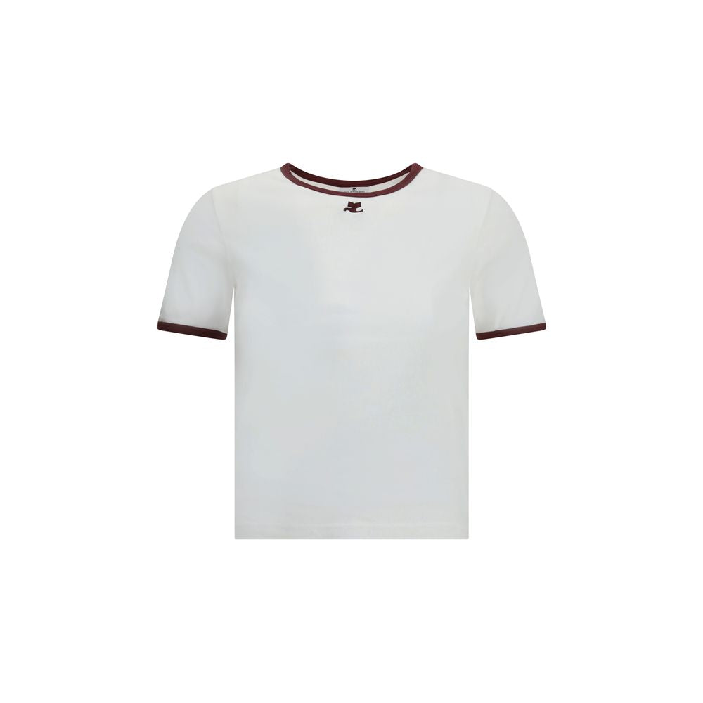 T-shirt Courrèges blanc