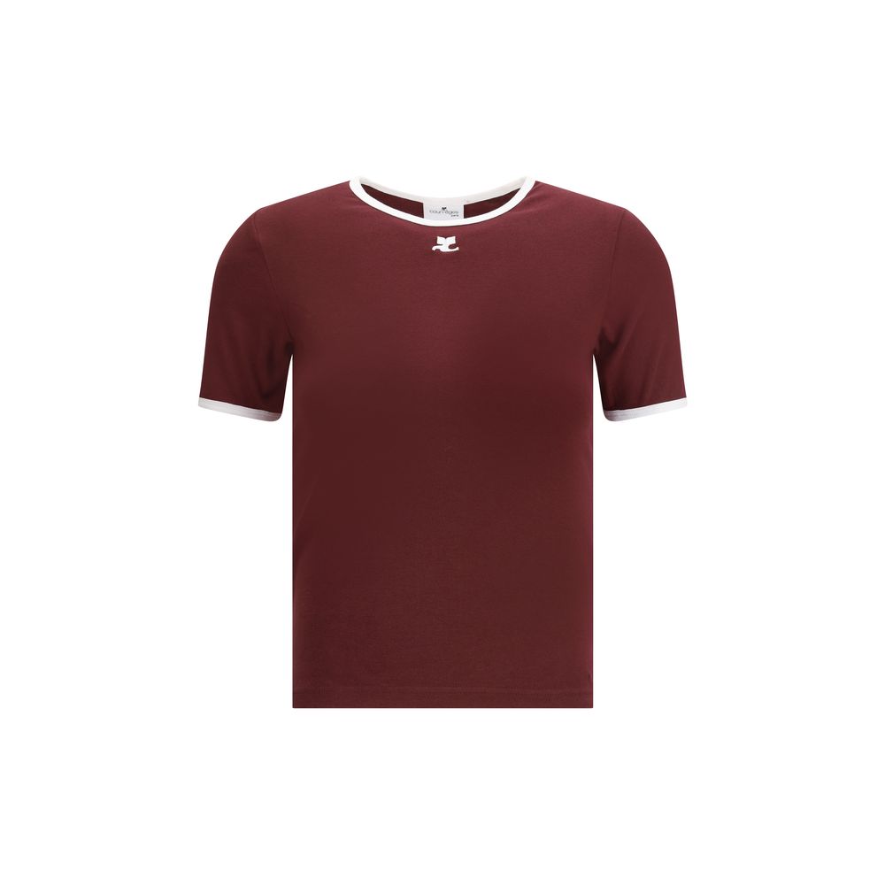 T-shirt Courrèges blanc