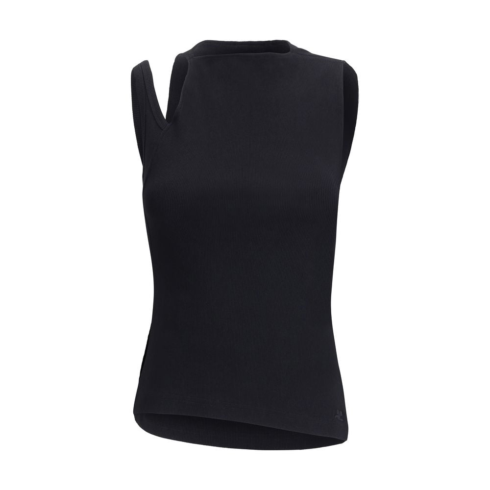 T-shirt Courrèges noir
