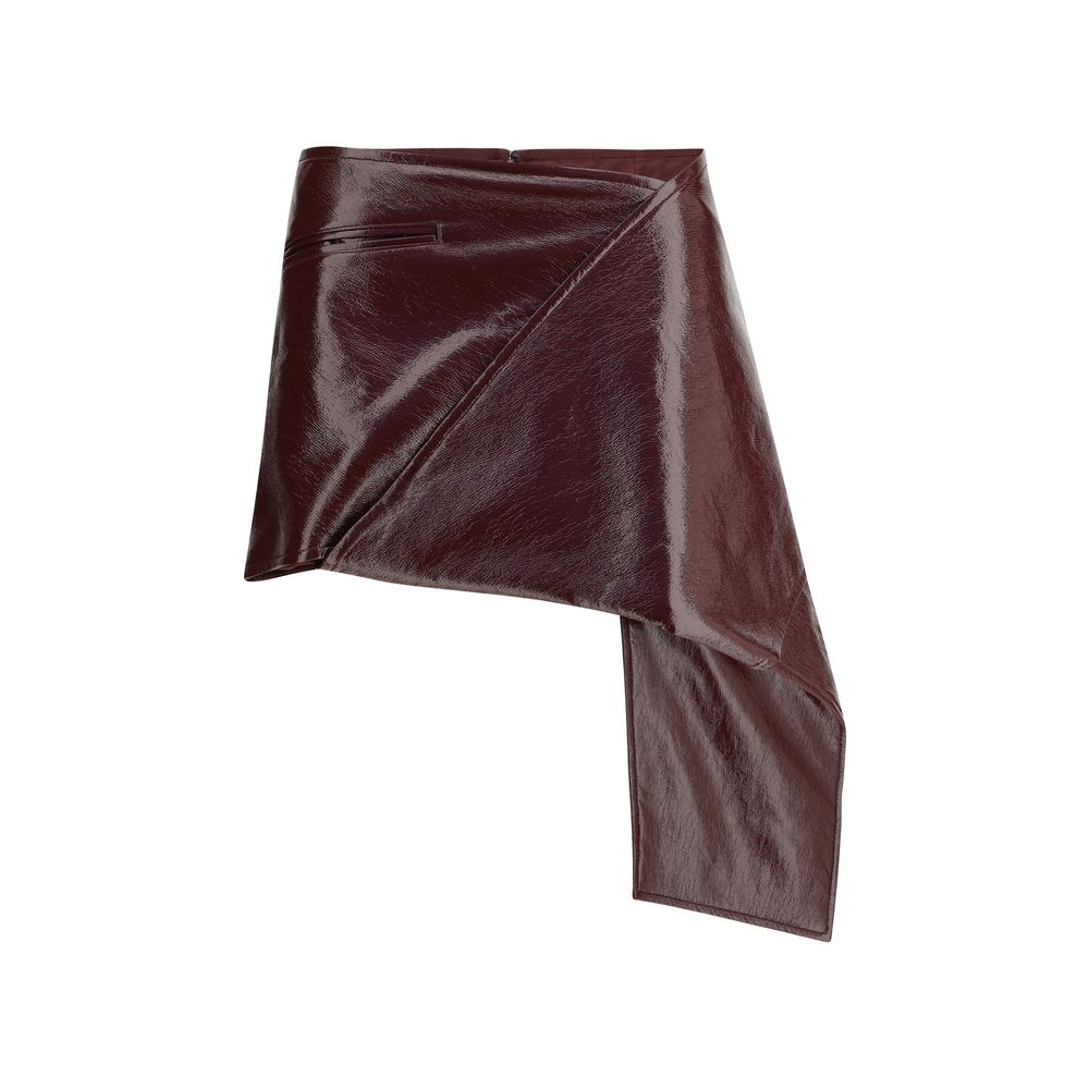 Jupe Courrèges vinyle noire