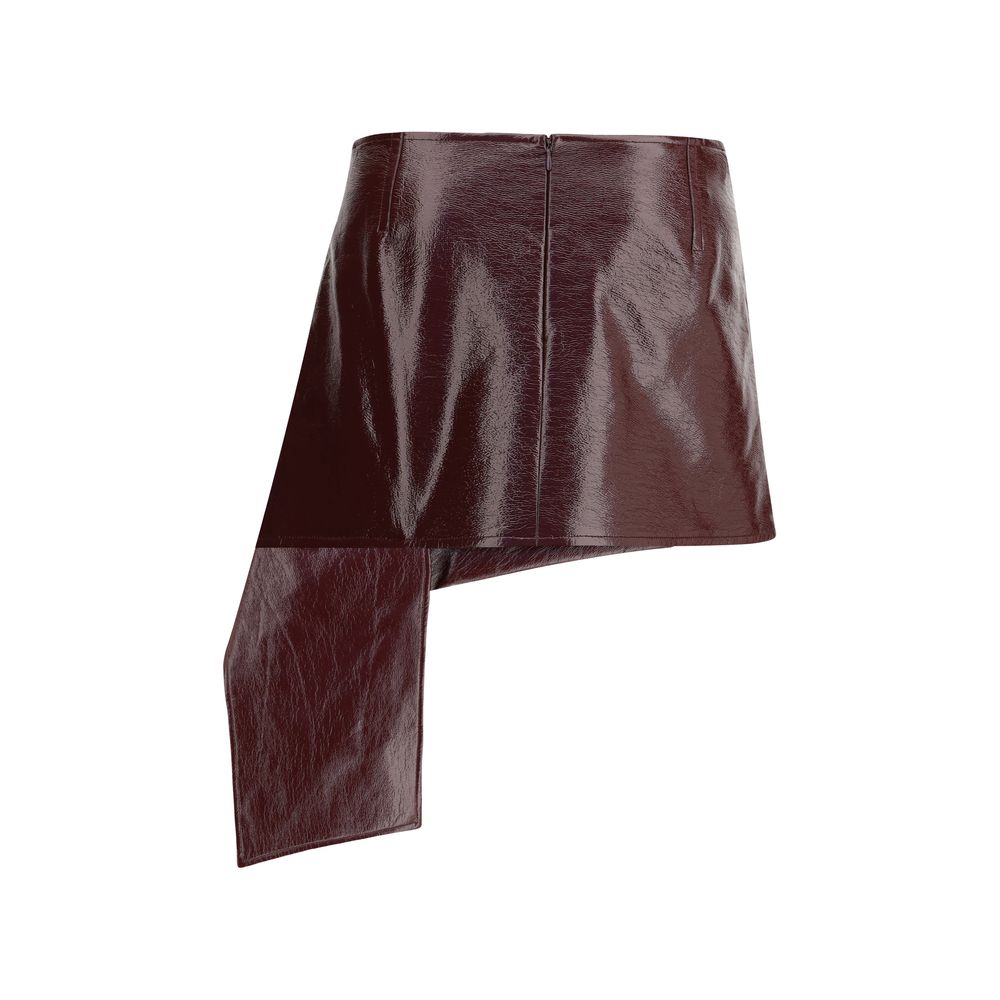 Jupe Courrèges vinyle noire