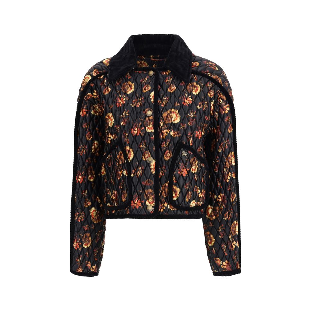 Veste Burberry Floriston en nylon noir