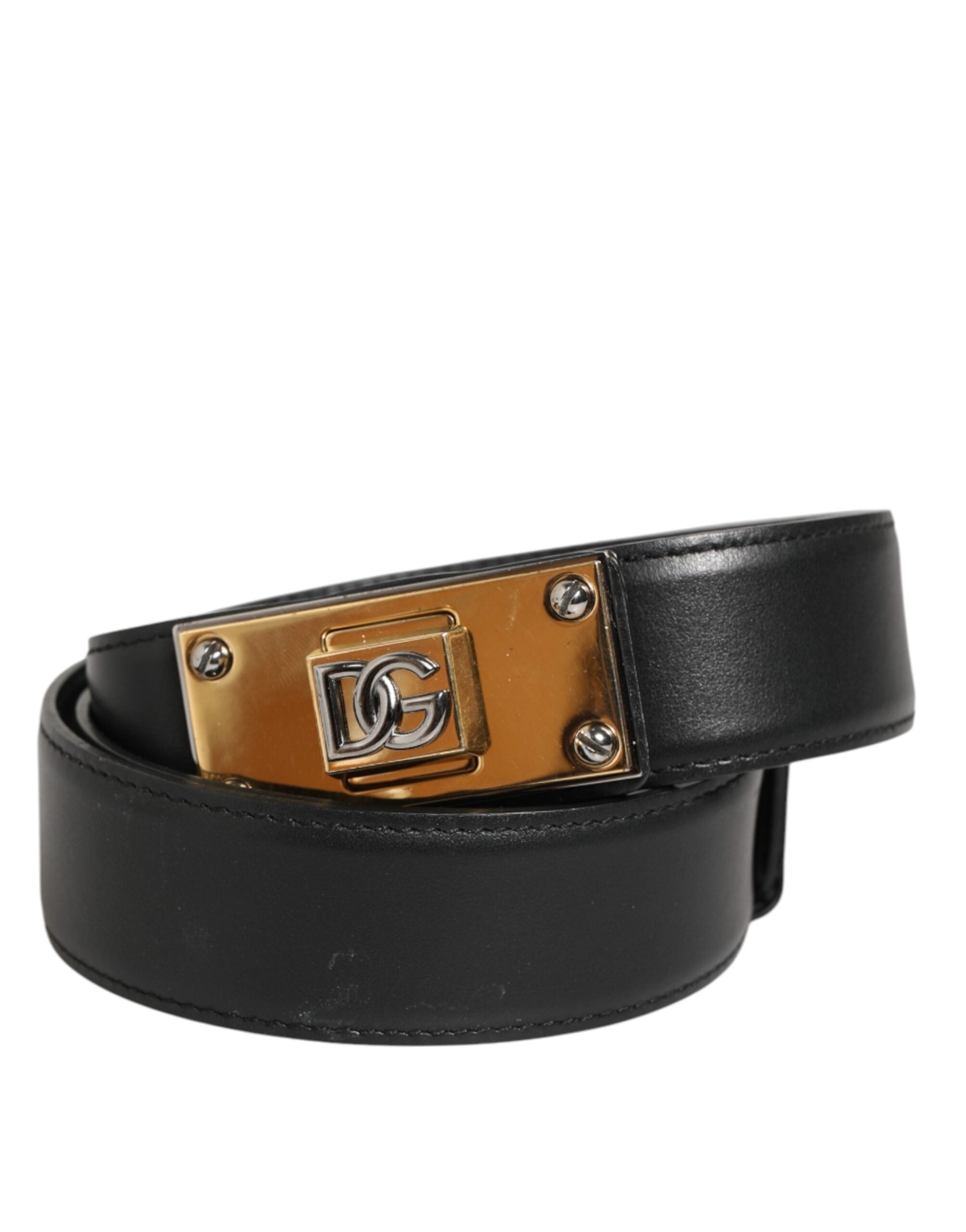 Ceinture Dolce & Gabbana en cuir noire