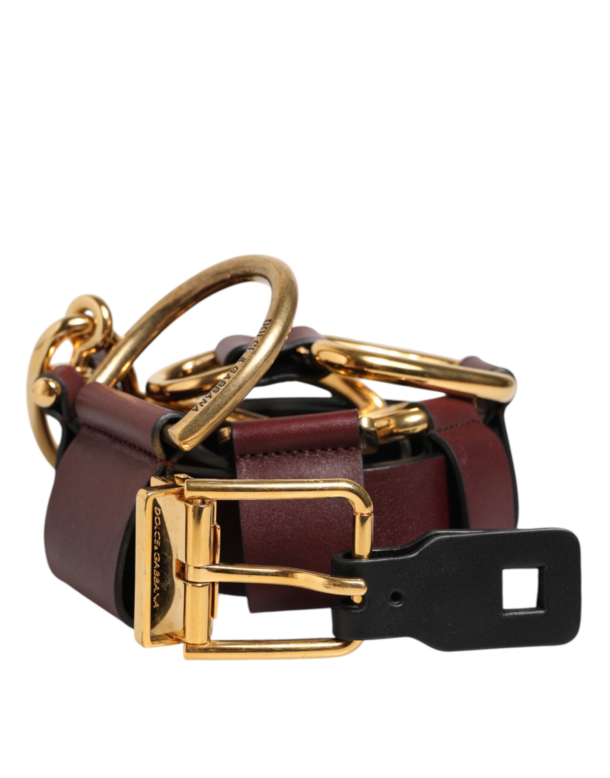 Ceinture Dolce & Gabbana en cuir marron