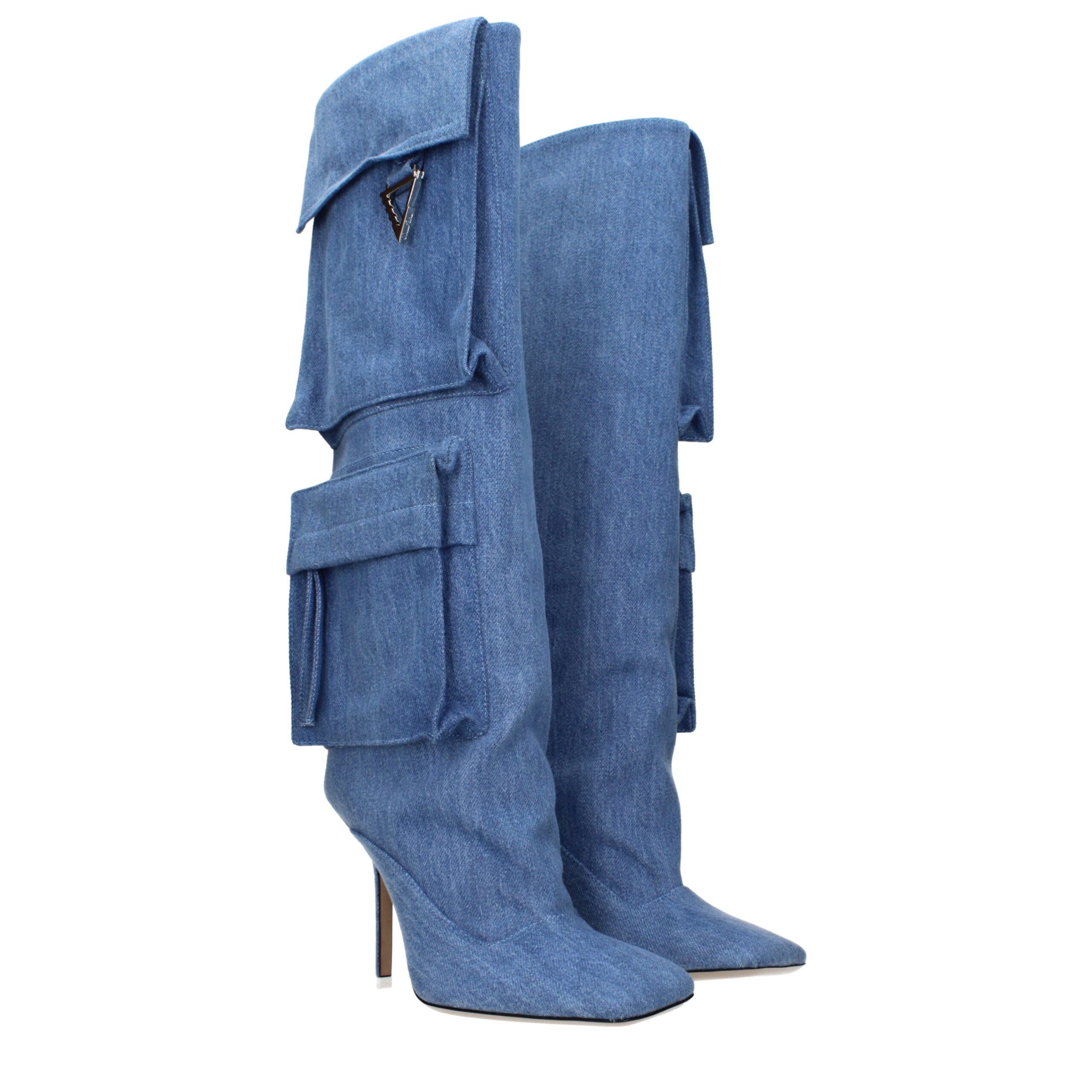 Bottines The Attico bleu ciel