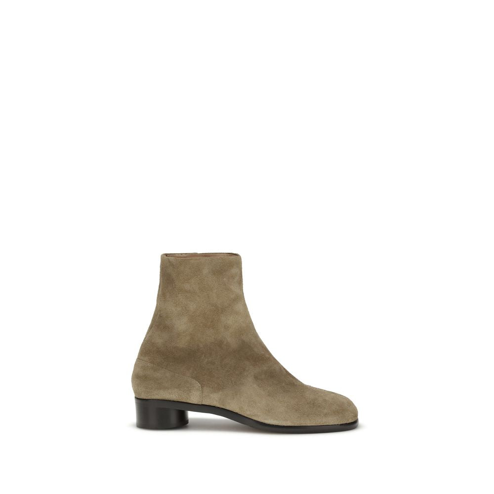 Bottines Maison Margiela en cuir beiges