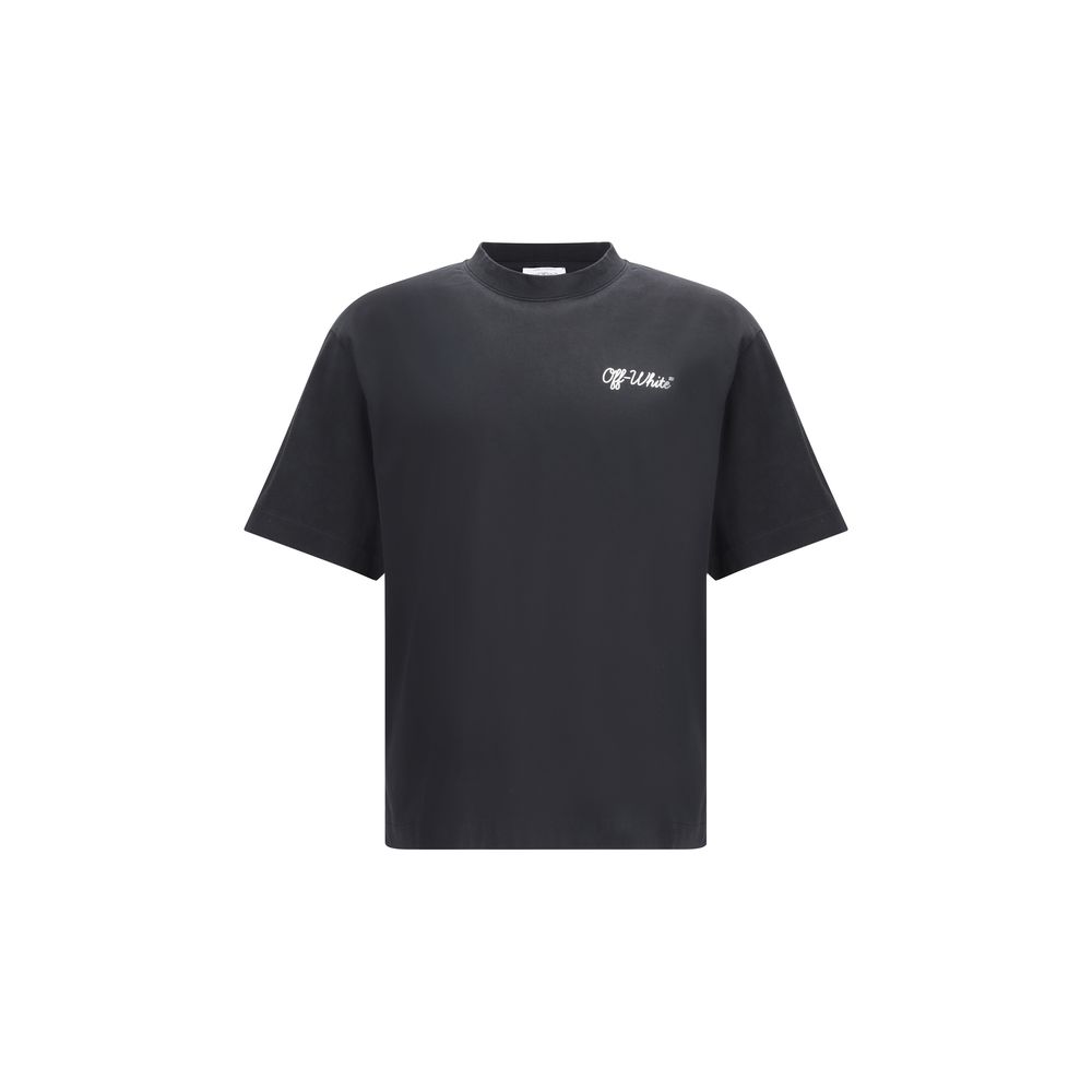 T-shirt Off-White Script skate blanc