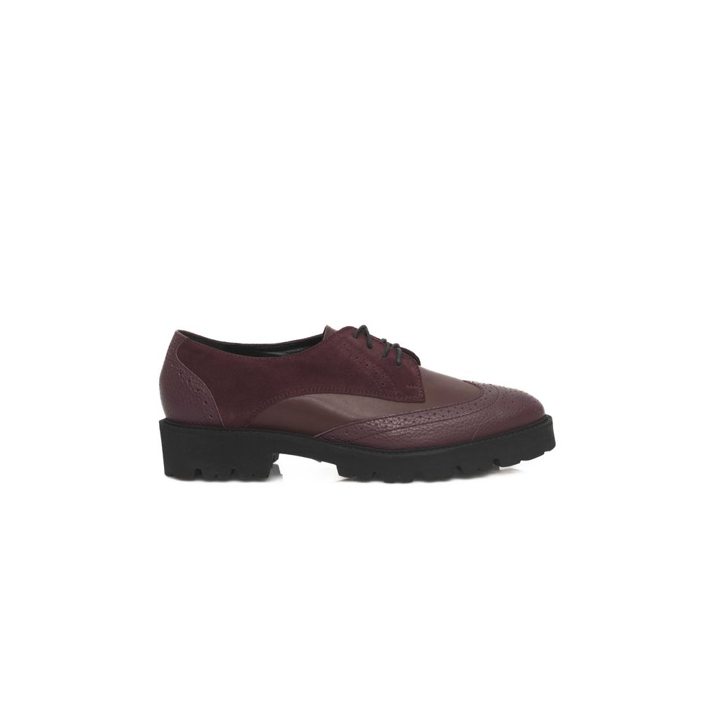 Mocassins Cerruti 1881 en cuir bordeaux