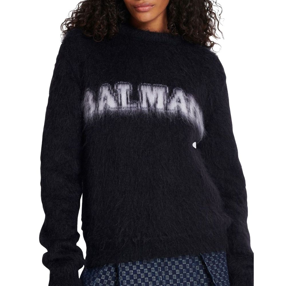 Sweat Balmain logo noir