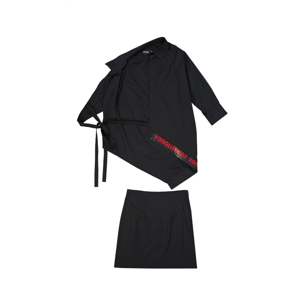 Veste Dsquared² asymétrique noire