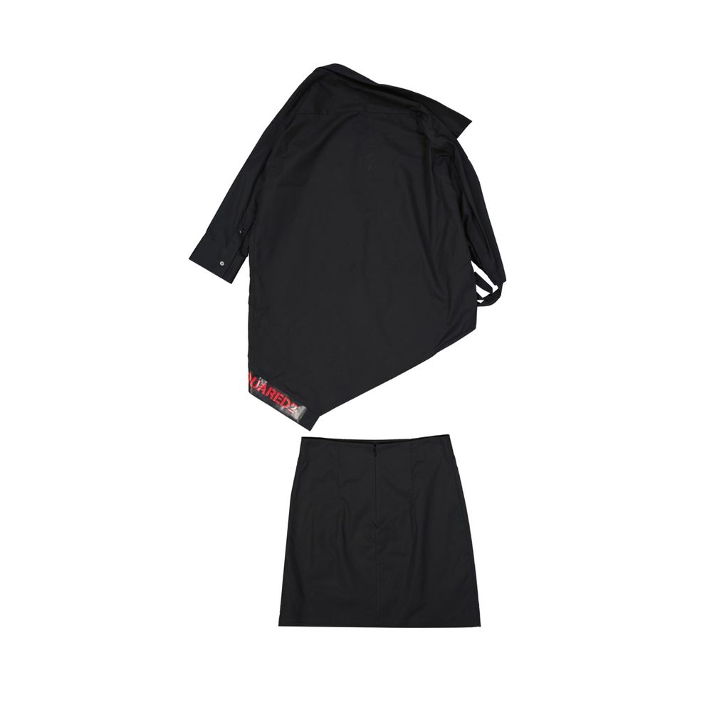 Veste Dsquared² asymétrique noire