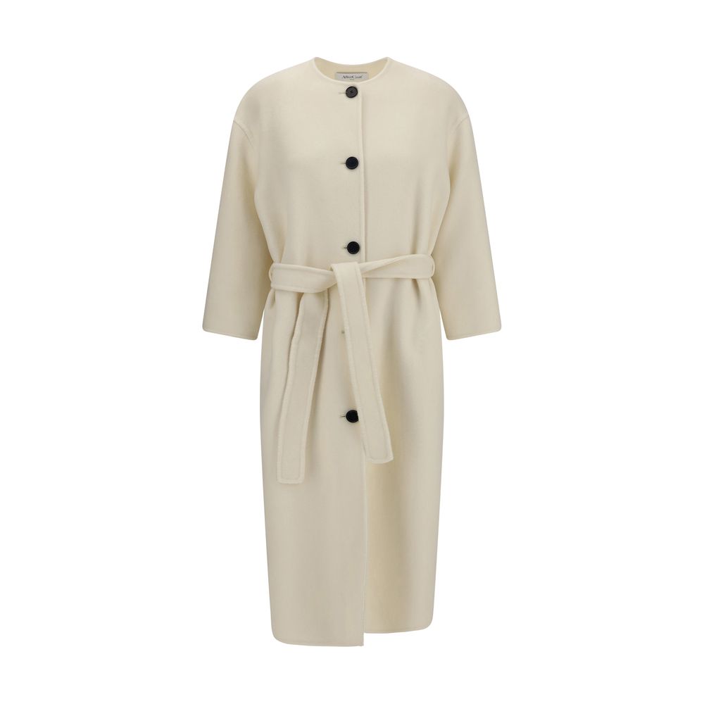 Manteau Aftercoat knotté beige