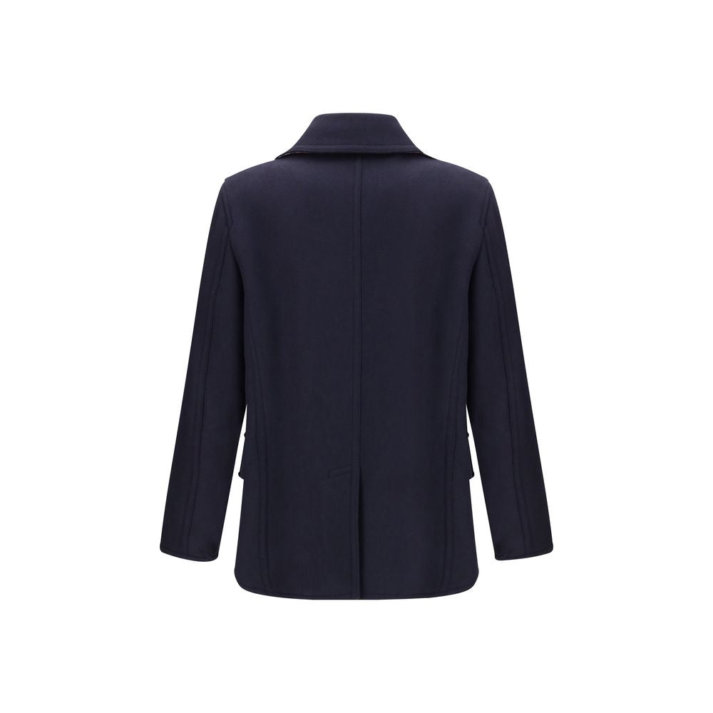 Manteau Burberry laine oversize noir