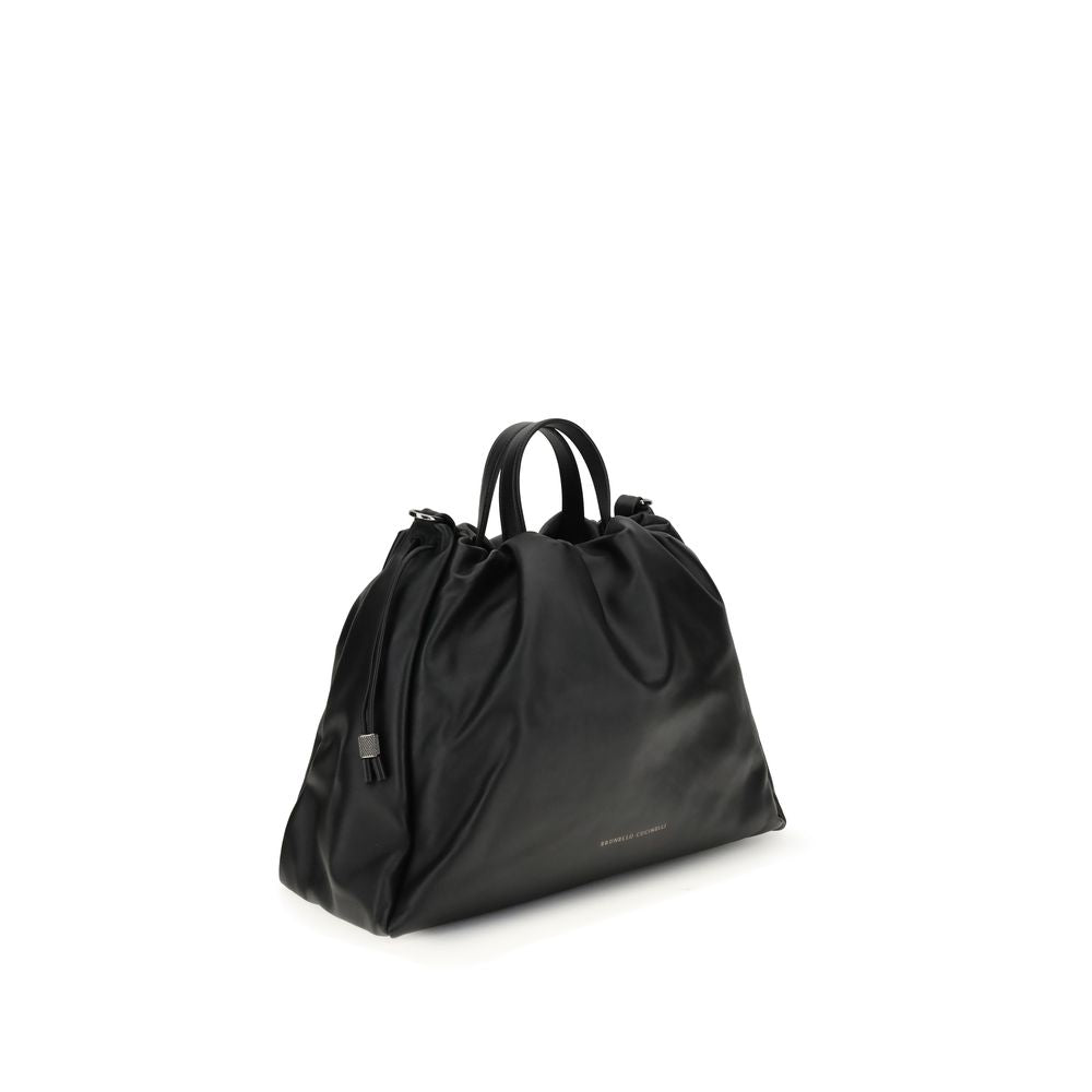 Sac à bandoulière Brunello Cucinelli noir
