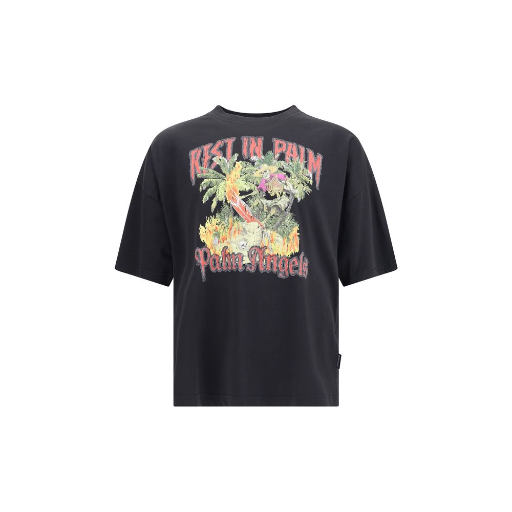 T-shirt Palm Angels Rest in Palm blanc