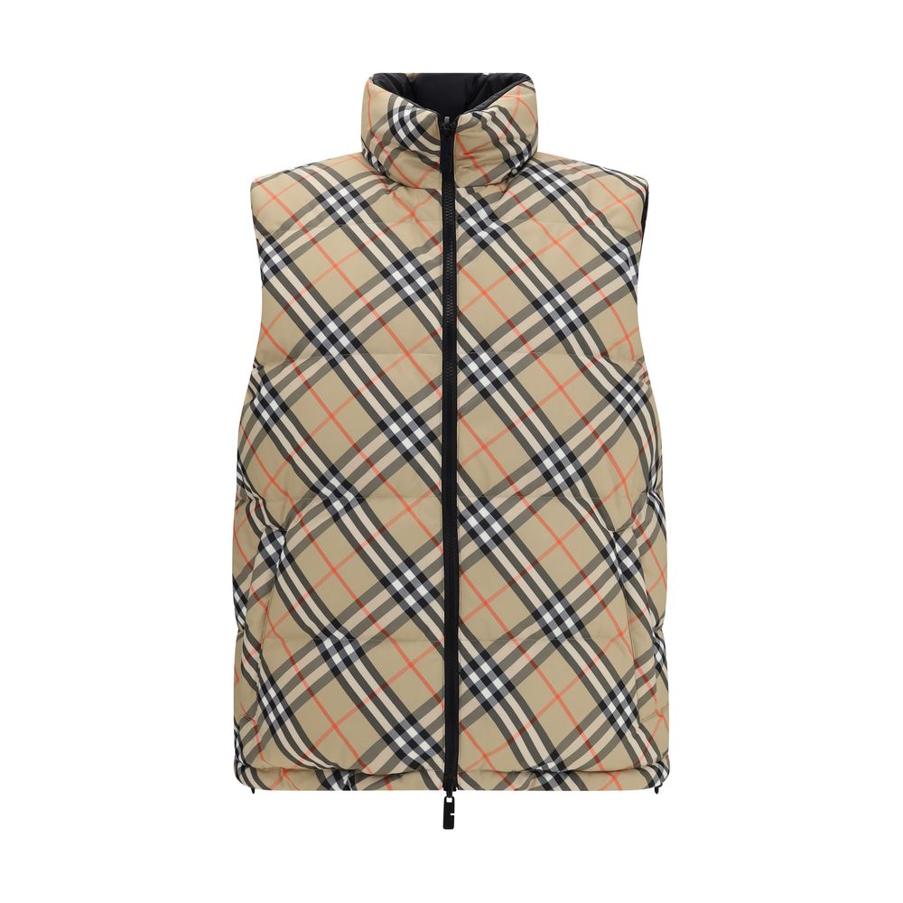 Gilet Burberry réversible beige