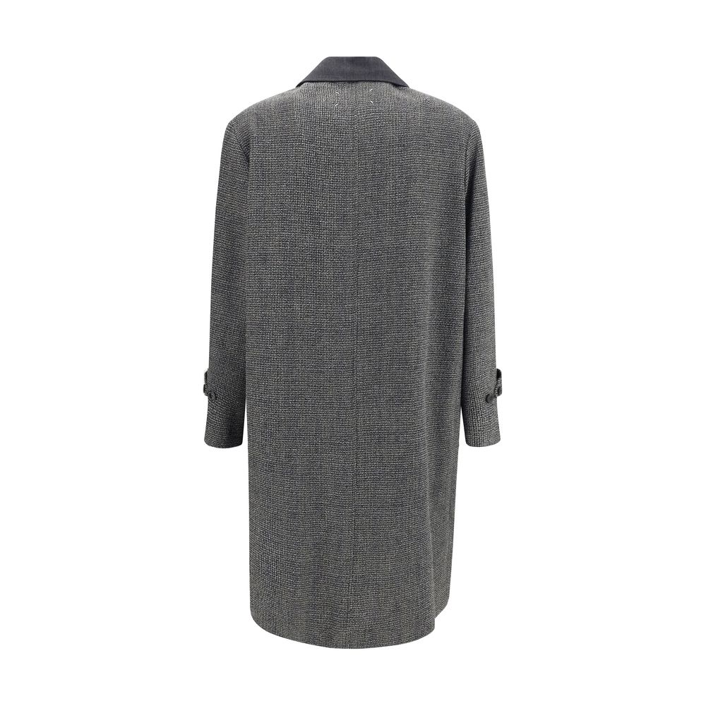 Manteau Maison Margiela en laine noir