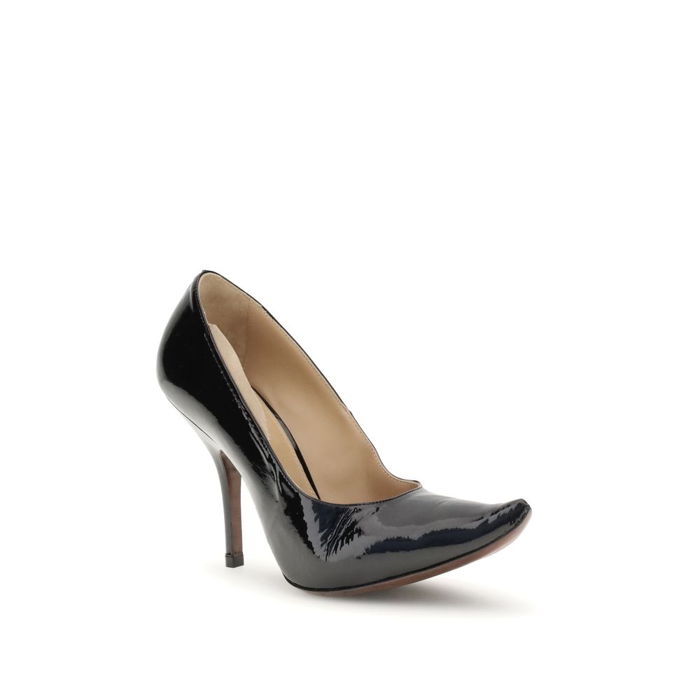 Escarpins Maison Margiela en cuir noir