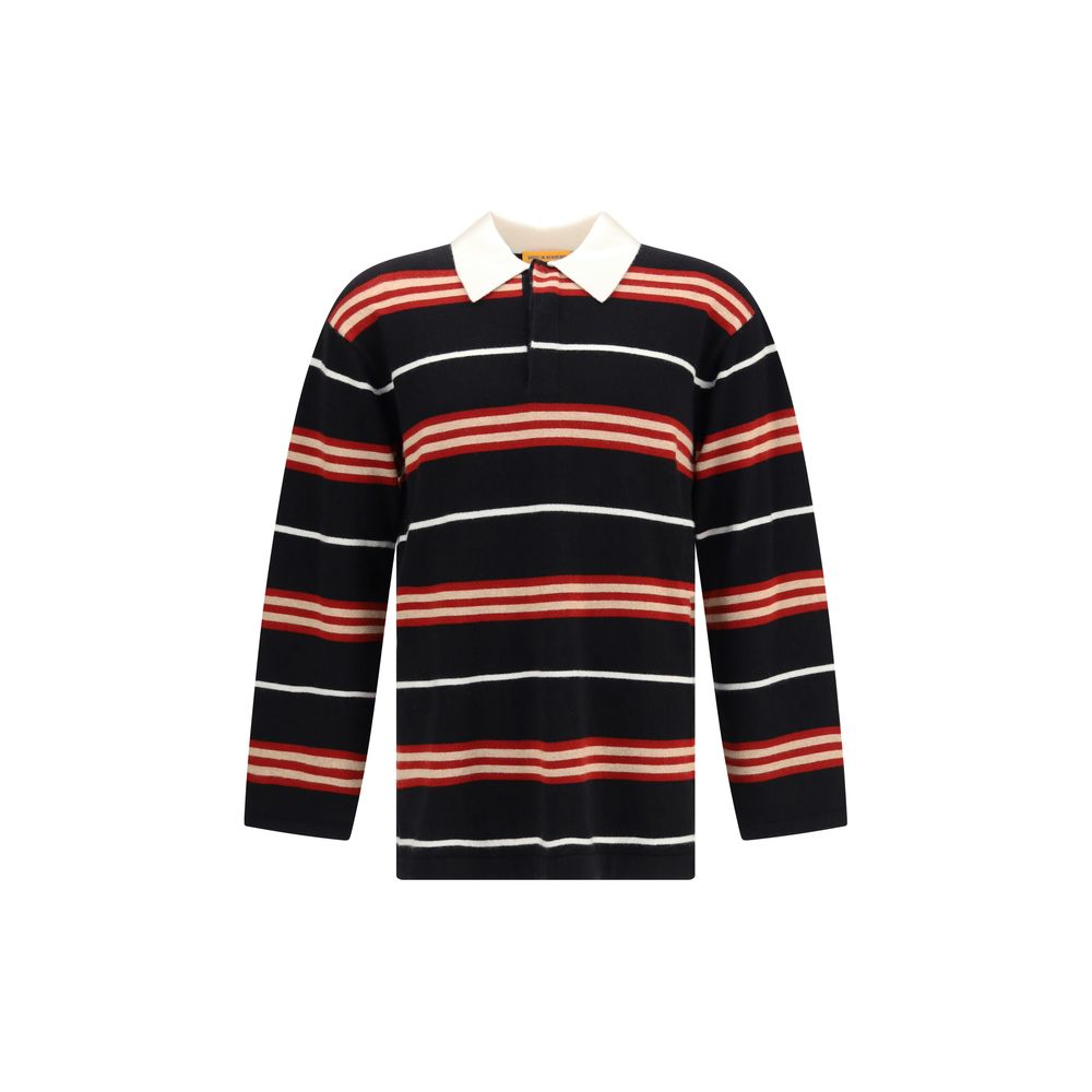 Polo Guest in Residence rayé beige