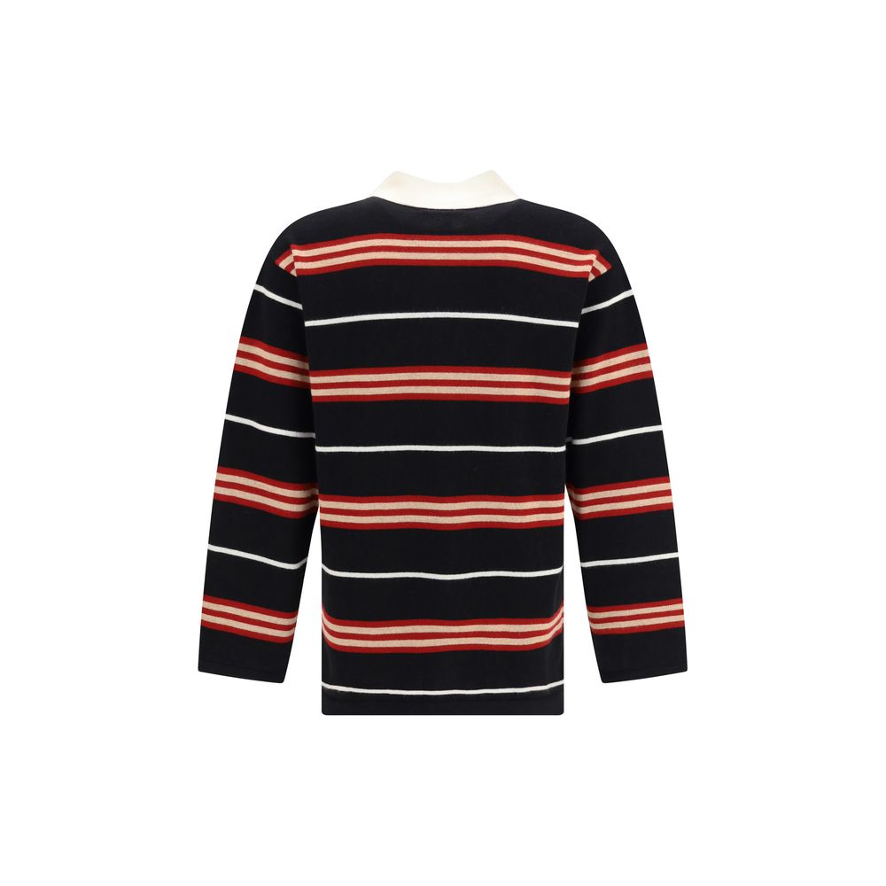 Polo Guest in Residence rayé beige