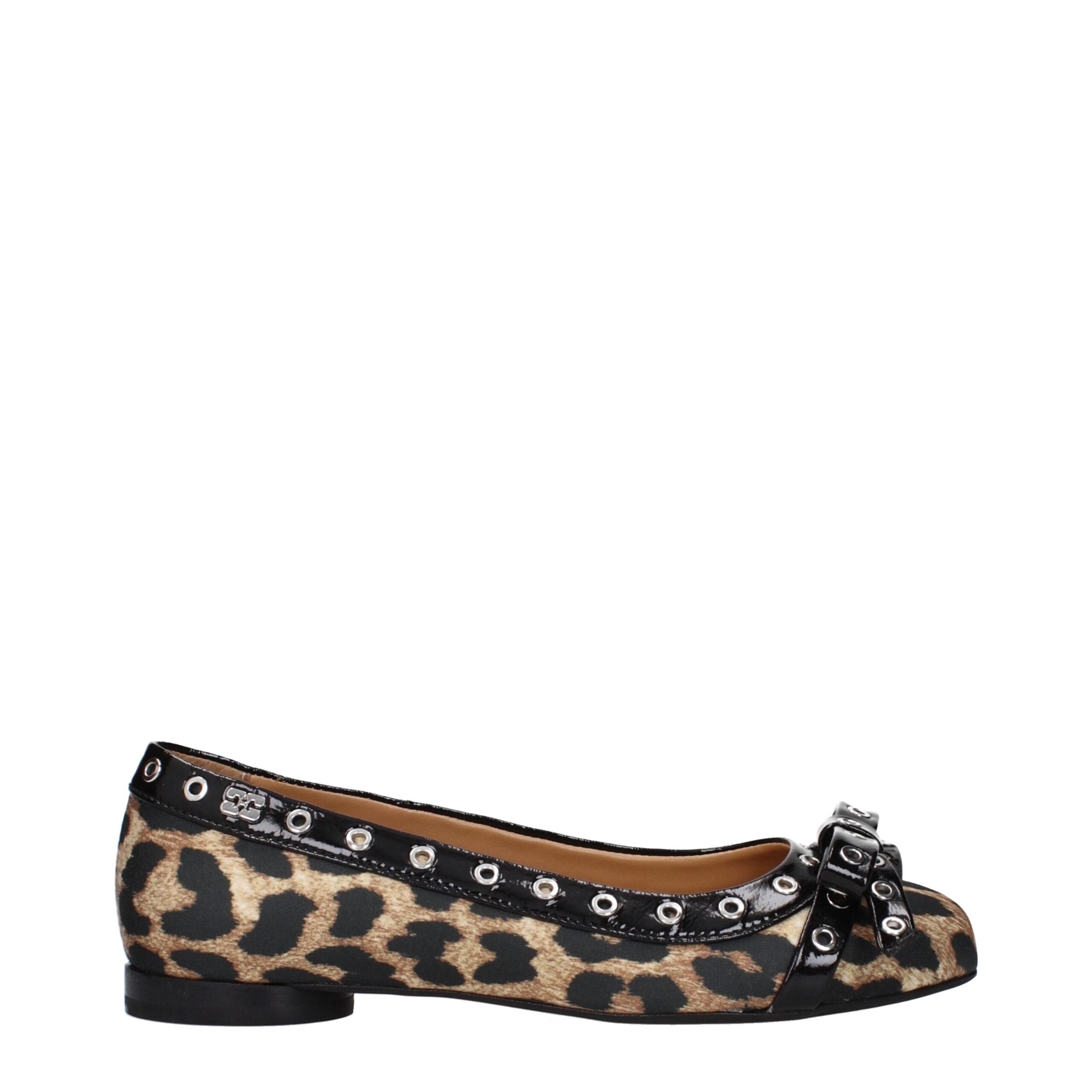 Ballerines Ganni marron