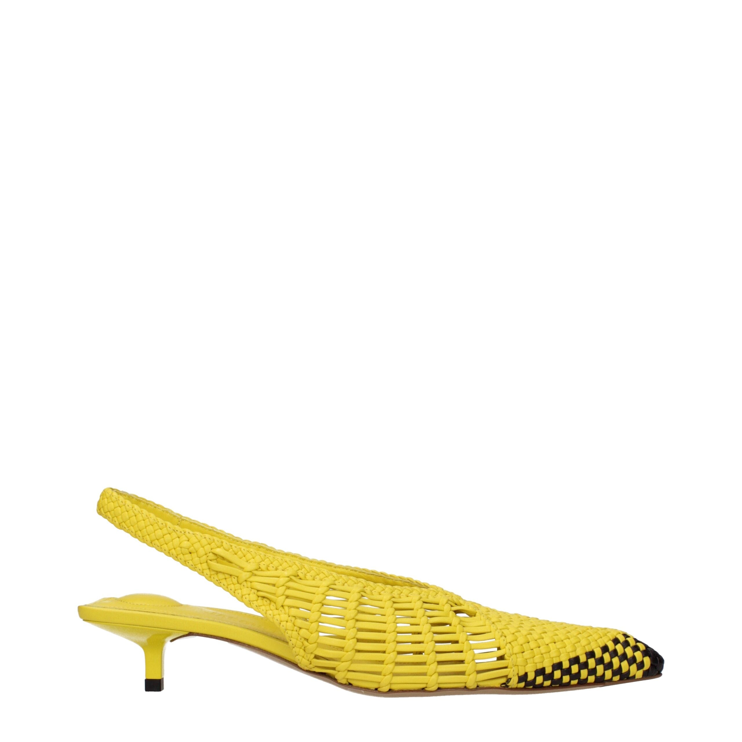 Sandales Jacquemus jaunes
