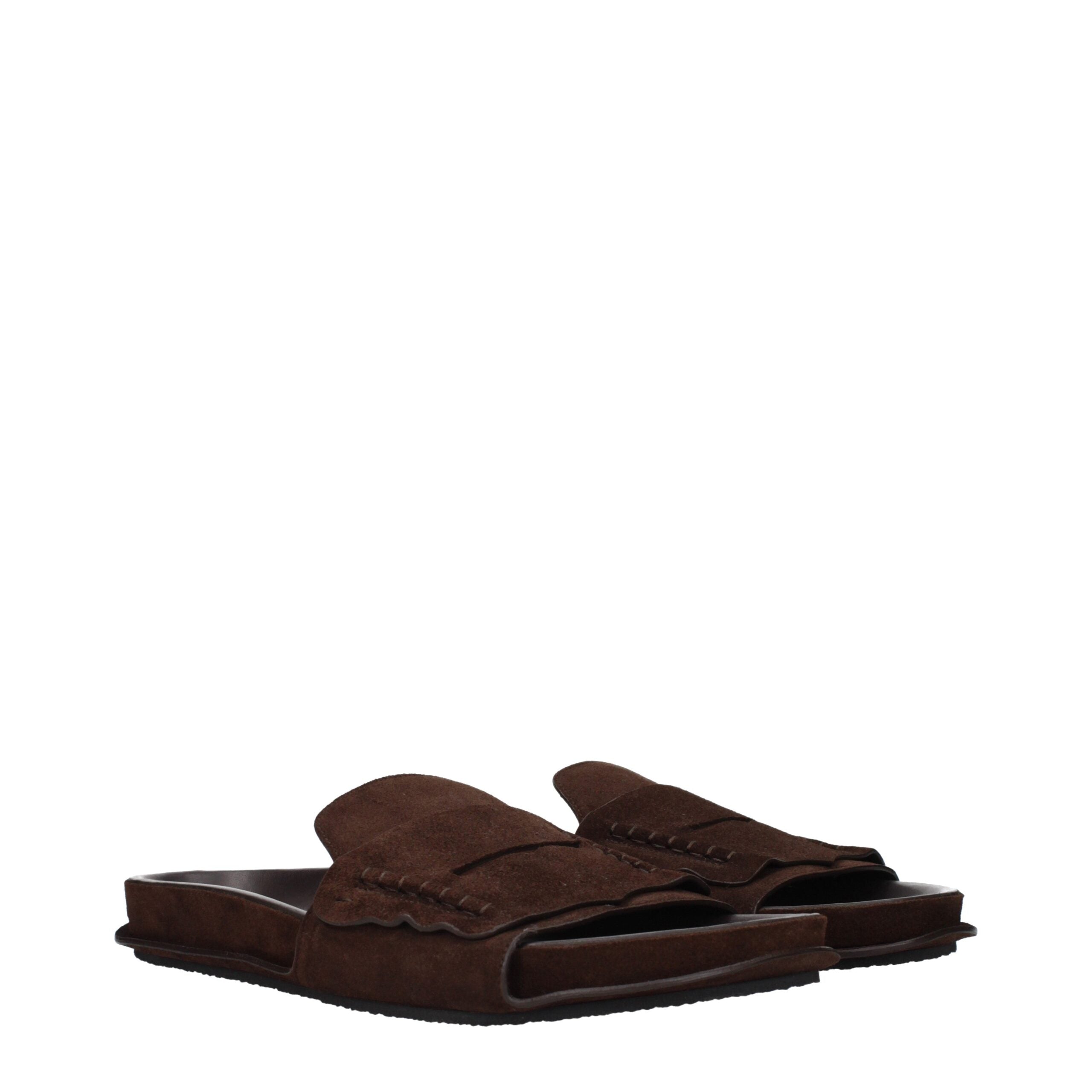 Sandales Jacquemus brunes