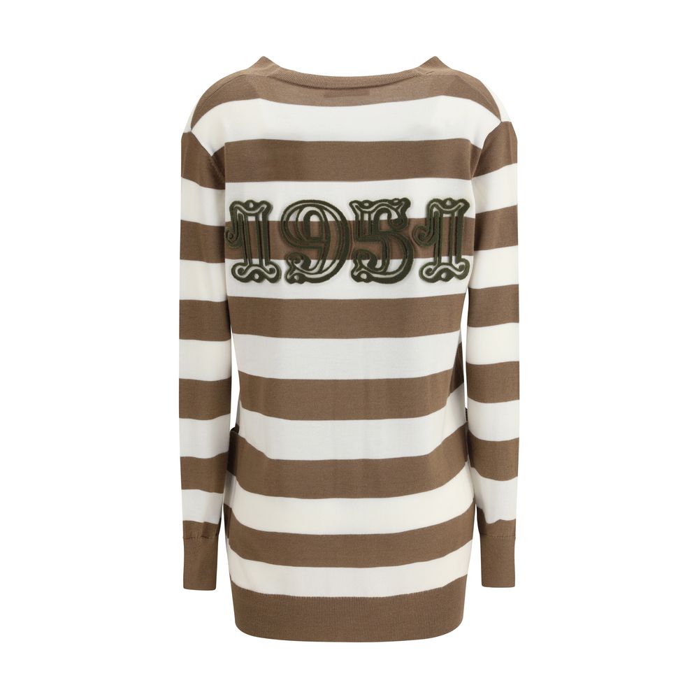 Cardigan Max Mara Fiemme rayé