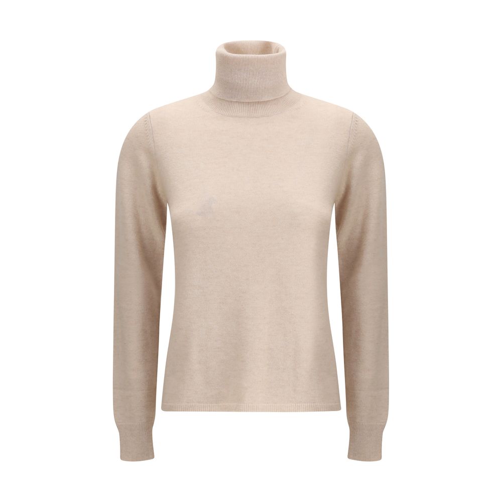 Col roulé Max Mara Educata beige
