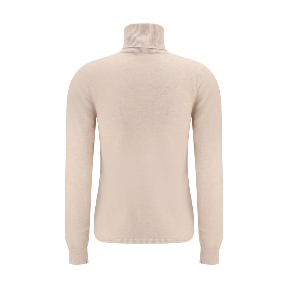Col roulé Max Mara Educata beige