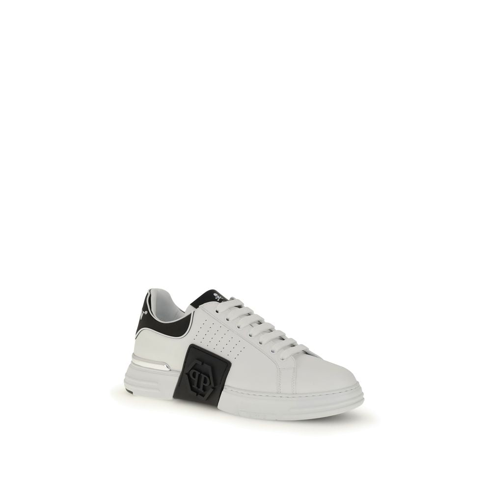 Baskets Philipp Plein en cuir noires